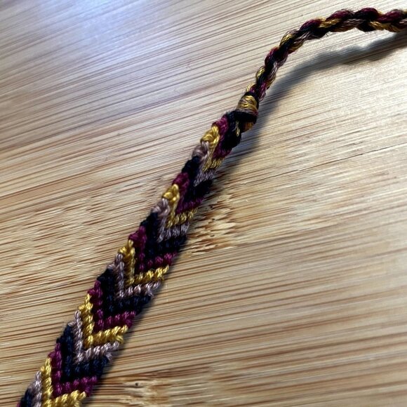 Cecelia Woven Bracelet anklet trendy comfortable tie embroidery thread woven gif - Picture 2 of 3